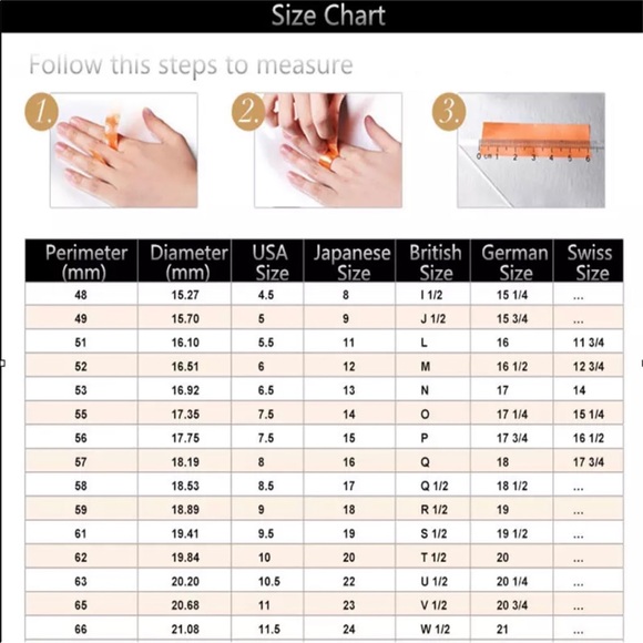 White Sapphire Promise Ring Size 8 - Picture 7 of 8